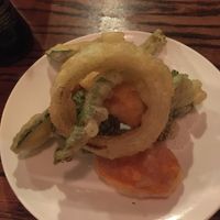 vegetable tempura appetizer at Fuji in Middletown