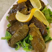 Stuffed vine at Forn Lebnen Cafe in Tashkent