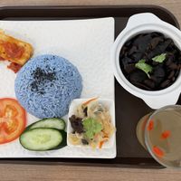 Black Vinegar rice set at Loving Nature Fortunate Coffee Cafe in Central Singapore