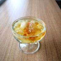 Tao jiao (peach gum dessert) at Loving Nature Fortunate Coffee Cafe in Central Singapore