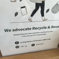   at Loving Nature Fortunate Coffee Cafe in Central Singapore