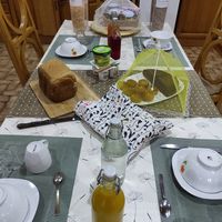 Breakfast time at Aux Colibris de Brenael in Hambye