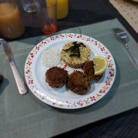 Un exemple des délicieux repas at Aux Colibris de Brenael in Hambye