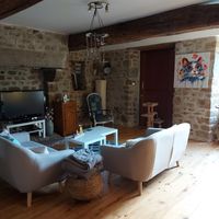 Salon commun at Aux Colibris de Brenael in Hambye