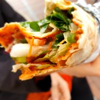 Lahmacun wirklich sehr gut at Veganland in Leverkusen