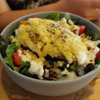 Ceaser salad at Sama Sama Veggie in Salou