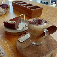 Best vegan chocolate cake I've ever had at Sama Sama Veggie in Salou