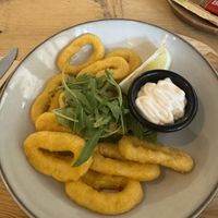 Calamari  at Sama Sama Veggie in Salou