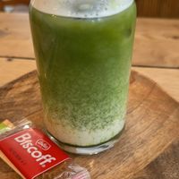 Matcha Latte  at Sama Sama Veggie in Salou