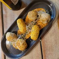 Croquettes at Sama Sama Veggie in Salou