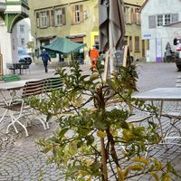 outside seating at Stadtcafé in Biberach