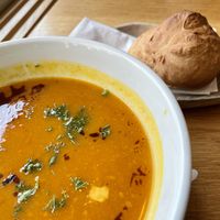 pumpkin soup at Stadtcafé in Biberach