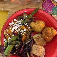 Bulgur salad  at Little World Kitchen in Utrecht