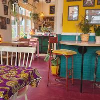 Interior at Little World Kitchen in Utrecht