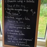 Menu of the day at Little World Kitchen in Utrecht