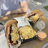 Food was amazing. Great portion sizes (I didn’t manage it all!) & for a great price too. Staff also lovely.   at Handwich in Thessaloniki