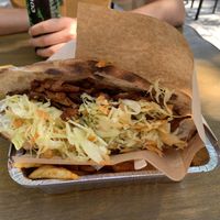 Vegan Gyros with Fresh Fries   at Handwich in Thessaloniki