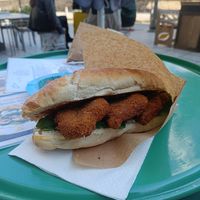 No-chicken handwich at Handwich in Thessaloniki