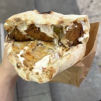 Vegan steak sandwich (awesome!!!!!!!!)  at Handwich in Thessaloniki