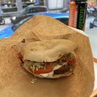 Souvlaki handwich  at Handwich in Thessaloniki