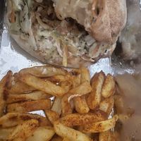 Vegan souvlaki handwich  at Handwich in Thessaloniki