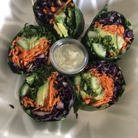 Raw veggie wrap   at bee-ORGANIC in Great Neck