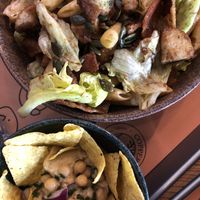 Caesar’s salad bowl and hummus  at Copper Branch - Rue de Rennes in Paris