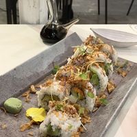 Uramaki vegano  at Kombu in Figueres