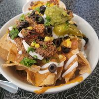 Nachos Jr...yes they are this big... at Spiral Diner & Bakery in Fort Worth