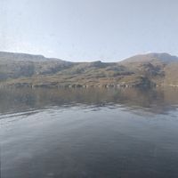 Pretty nice view at Mariners Cafe in Isle Of Skye