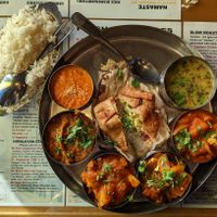 Vegan Thali at Himalayan Grill in Flagstaff