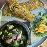 Saag paneer   at Fancy Plants Kitchen in Chicago