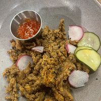 Mushroom calamari   at Fancy Plants Kitchen in Chicago