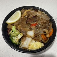 Pad kee mao  at Thai Redcliffe in Redcliffe