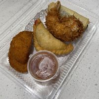 Vegan mixed entree  at Thai Redcliffe in Redcliffe