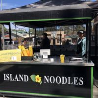 Nice people!  at Island Noodles - Food Stand in Ruidoso