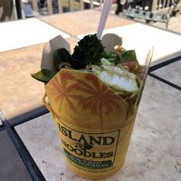 Outdoor seating!  at Island Noodles - Food Stand in Ruidoso