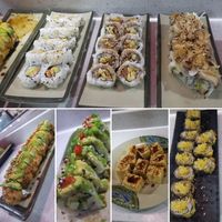 Our $60 order. Huge rolls. at Asuka Sushi in Sparks