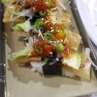 Special made Vegan Nigiri at Asuka Sushi in Sparks