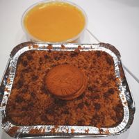 Cherry and apple crumble at Crumble Mania  - New Cross in South East London