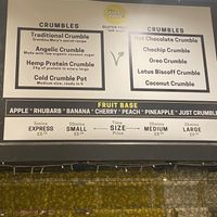   at Crumble Mania  - New Cross in South East London