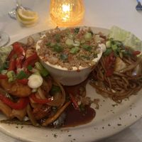 This was an entree sampler platter. Absolutely EXCELLENT!   at Sabor Peru in Caldwell