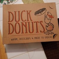 Delicious vegan options at Duck Donuts in Huntington Beach