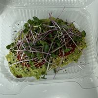 Avocado toast  at Fruit de la Vie Juice Co. in Winnipeg