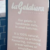   at La Gelatiera - OXO Tower in South East London