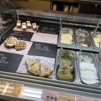 Vegan carrot cake   at La Gelatiera - OXO Tower in South East London