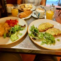 Vegan breakfast at Ben Caffè in Florence