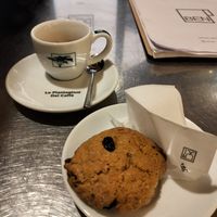 Vegan cake and lovely espresso at Ben Caffè in Florence