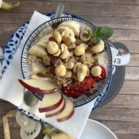 #1 vegan yogurt bowl  at Chocolat Cafe Creperie in Naxos