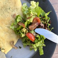 #6 vegan savory crepe  at Chocolat Cafe Creperie in Naxos